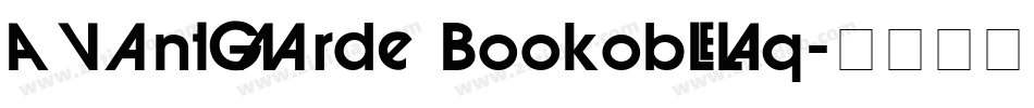 AvantGarde Bookobliq字体转换